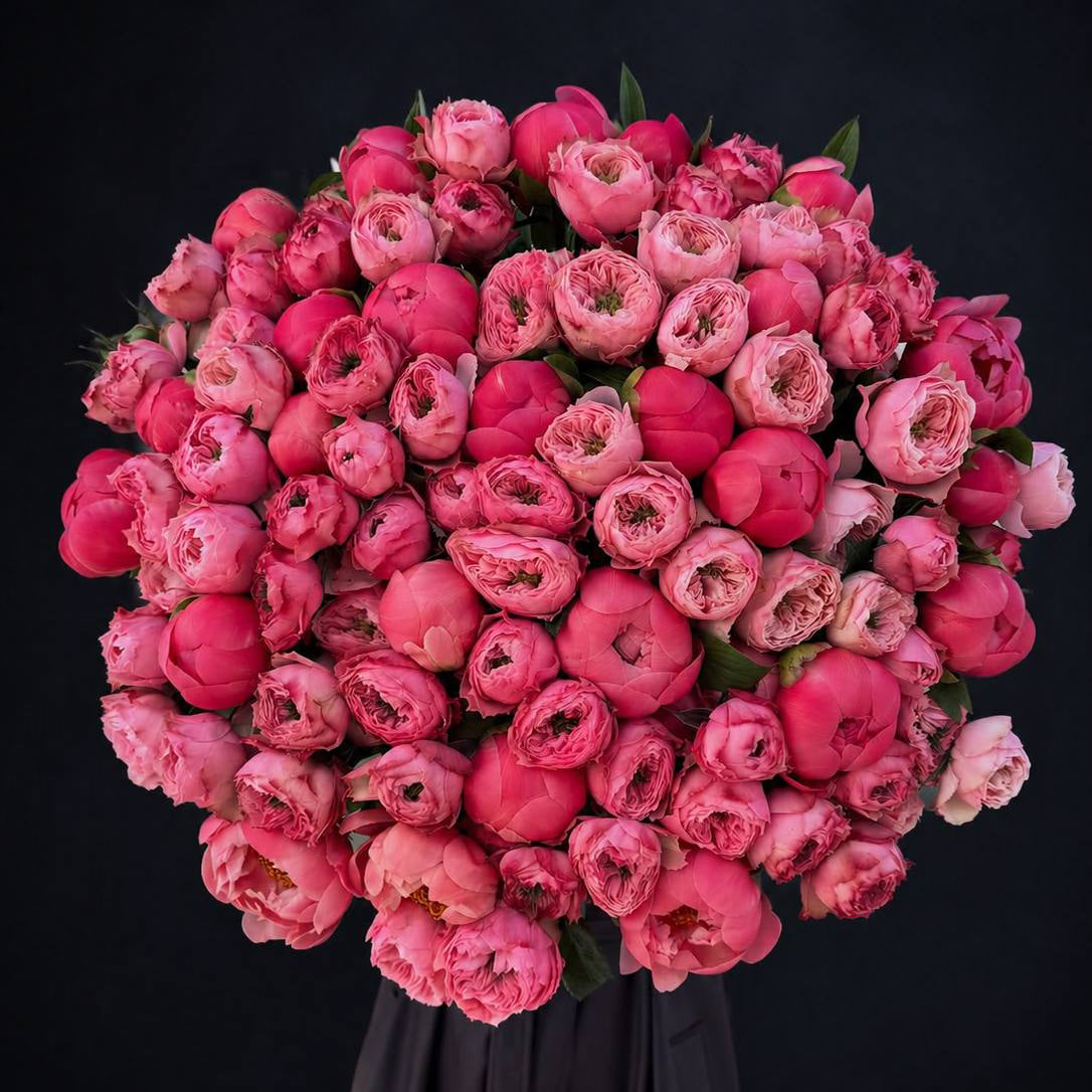 Coral Rose Bouquet